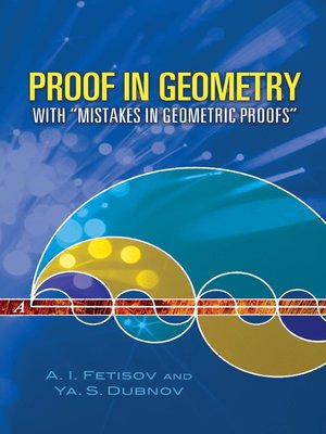 cover image of Proof in Geometry